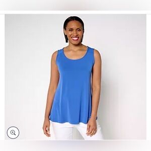 Susan Graver Regular Modern Essentials Liquid Knit A-Line Tank